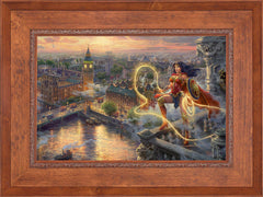 Wonder Woman™ - Lasso of Truth Wall Art by Thomas Kinkade Studios Standard Number Canvas 18" x 27" Rustic Andalucian
