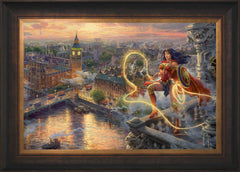 Wonder Woman™ - Lasso of Truth Wall Art by Thomas Kinkade Studios Standard Number Canvas 18" x 27" Estate Bronze