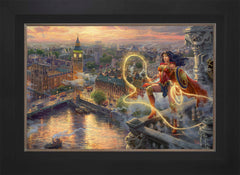 Wonder Woman™ - Lasso of Truth Wall Art by Thomas Kinkade Studios Standard Number Canvas 18" x 27" Modern Black
