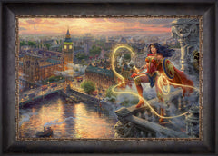 Wonder Woman™ - Lasso of Truth Wall Art by Thomas Kinkade Studios Standard Number Canvas 18" x 27" Cabernet