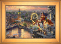 Wonder Woman™ - Lasso of Truth Wall Art by Thomas Kinkade Studios Standard Number Canvas 18" x 27" Gallery Gold