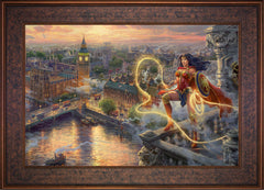 Wonder Woman™ - Lasso of Truth Wall Art by Thomas Kinkade Studios Standard Number Canvas 18" x 27" Gallery Bronze