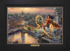 Wonder Woman™ - Lasso of Truth Wall Art by Thomas Kinkade Studios Estate Edition Canvas 18" x 27" Modern Black