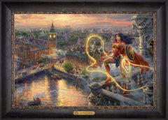 Wonder Woman™ - Lasso of Truth Wall Art by Thomas Kinkade Studios Estate Edition Canvas 18" x 27" Cabernet