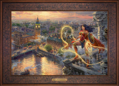 Wonder Woman™ - Lasso of Truth Wall Art by Thomas Kinkade Studios Estate Edition Canvas 18" x 27" Gallery Bronze
