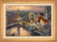 Wonder Woman™ - Lasso of Truth Wall Art by Thomas Kinkade Studios Standard Number Canvas 24" x 36" Antique Gold