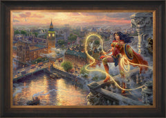 Wonder Woman™ - Lasso of Truth Wall Art by Thomas Kinkade Studios Standard Number Canvas 24" x 36" Estate Bronze