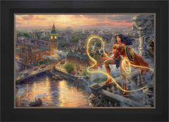 Wonder Woman™ - Lasso of Truth Wall Art by Thomas Kinkade Studios Standard Number Canvas 24" x 36" Modern Black