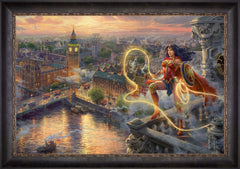 Wonder Woman™ - Lasso of Truth Wall Art by Thomas Kinkade Studios Standard Number Canvas 24" x 36" Cabernet