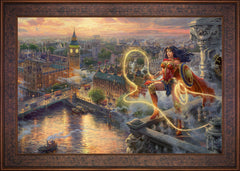 Wonder Woman™ - Lasso of Truth Wall Art by Thomas Kinkade Studios Standard Number Canvas 24" x 36" Gallery Bronze