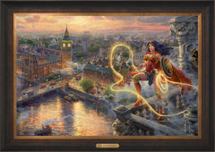 Wonder Woman™ - Lasso of Truth Wall Art by Thomas Kinkade Studios Estate Edition Canvas 24" x 36" Estate Bronze