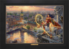 Wonder Woman™ - Lasso of Truth Wall Art by Thomas Kinkade Studios Estate Edition Canvas 24" x 36" Modern Black