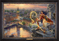 Wonder Woman™ - Lasso of Truth Wall Art by Thomas Kinkade Studios Estate Edition Canvas 24" x 36" Cabernet
