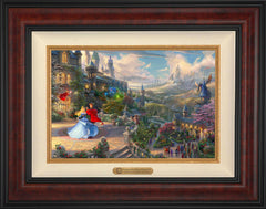 Disney Sleeping Beauty Dancing in the Enchanted Light Wall Art by Thomas Kinkade Studios Estate Edition Canvas 12" x 18" Gallery Burl