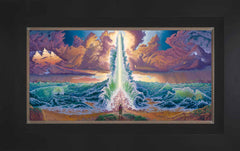 Exodus Wall Art by Zac Kinkade Standard Number Canvas 12" x 24" Modern Black