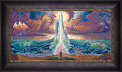 Exodus Wall Art by Zac Kinkade Standard Number Canvas 12" x 24" Cabernet