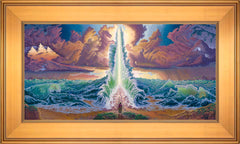 Exodus Wall Art by Zac Kinkade Standard Number Canvas 12" x 24" Gallery Gold