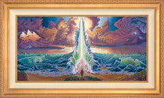 Exodus Wall Art by Zac Kinkade Standard Number Canvas 18" x 36" Antique Gold