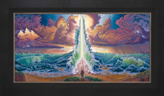 Exodus Wall Art by Zac Kinkade Standard Number Canvas 18" x 36" Modern Black