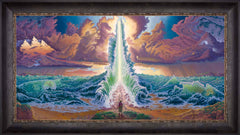 Exodus Wall Art by Zac Kinkade Standard Number Canvas 18" x 36" Cabernet