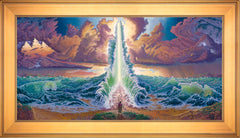 Exodus Wall Art by Zac Kinkade Standard Number Canvas 18" x 36" Gallery Gold