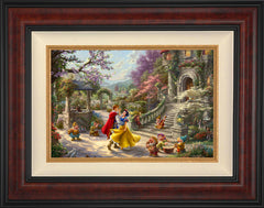 Disney Snow White Dancing in the Sunlight Wall Art by Thomas Kinkade Studios Jewel Edition Canvas 12" x 18" Gallery Burl