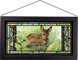 Waiting for Mom Framed Glass Art By Marjolein Bastin