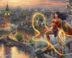 Wonder Woman™ - Lasso of Truth Wall Art by Thomas Kinkade Studios Canvas Gallery Wrap 8" x 10" Unframed