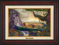 Disney The Lion King - Return to Pride Rock Wall Art by Thomas Kinkade Studios Estate Edition Canvas 18" x 27" Gallery Burl