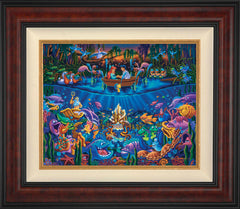 Little Mermaid - Part of Your World Wall Art by Eric Dowdle Standard Number Canvas 16" x 20" Gallery Burl