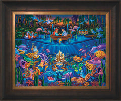 Little Mermaid - Part of Your World Wall Art by Eric Dowdle Standard Number Canvas 16" x 20" Estate Bronze