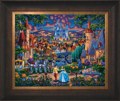 Cinderella's Enchanted Evening Wall Art by Eric Dowdle Standard Number Canvas 16" x 20" Estate Bronze
