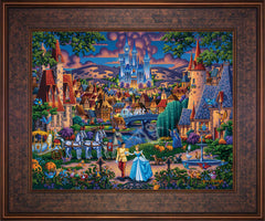 Cinderella's Enchanted Evening Wall Art by Eric Dowdle Standard Number Canvas 16" x 20" Gallery Bronze