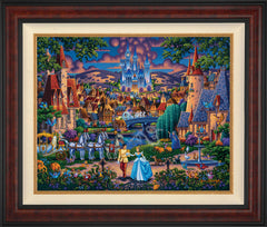 Cinderella's Enchanted Evening Wall Art by Eric Dowdle Standard Number Canvas 24" x 30" Gallery Burl