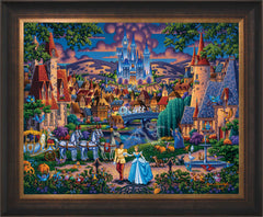 Cinderella's Enchanted Evening Wall Art by Eric Dowdle Standard Number Canvas 24" x 30" Estate Bronze