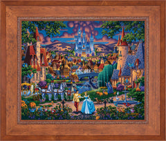 Cinderella's Enchanted Evening Wall Art by Eric Dowdle Standard Number Canvas 24" x 30" Rustic Andalucian