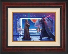 Obi-Wan's™ Final Battle Wall Art by Thomas Kinkade Studios Standard Number Canvas 12" x 18" Gallery Burl