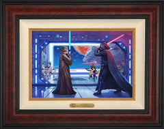 Obi-Wan's™ Final Battle Wall Art by Thomas Kinkade Studios Estate Edition Canvas 12" x 18" Gallery Burl