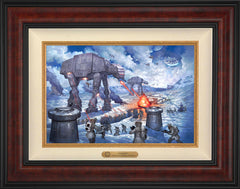 The Battle of Hoth™ Wall Art by Thomas Kinkade Studios Estate Edition Canvas 12" x 18" Gallery Burl