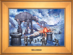The Battle of Hoth™ Wall Art by Thomas Kinkade Studios Estate Edition Canvas 12" x 18" Gallery Gold