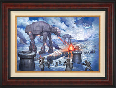 The Battle of Hoth™ Wall Art by Thomas Kinkade Studios Standard Number Canvas 18" x 27" Gallery Burl
