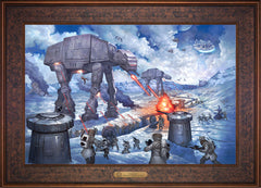 The Battle of Hoth™ Wall Art by Thomas Kinkade Studios Estate Edition Canvas 18" x 27" Gallery Bronze