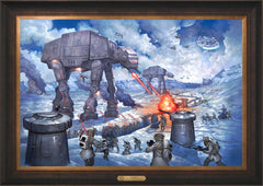The Battle of Hoth™ Wall Art by Thomas Kinkade Studios Estate Edition Canvas 24" x 36" Estate Bronze