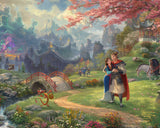 Disney Mulan Blossoms of Love Wall Art by Thomas Kinkade Studios Canvas Gallery Wrap 8" x 10" Unframed