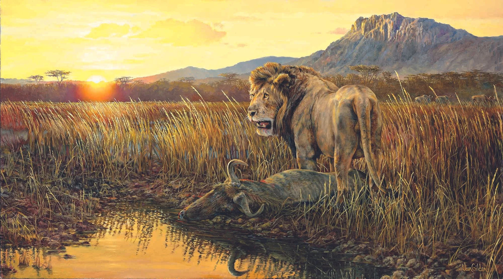 Into the Night Lion - Ron Van Gilder