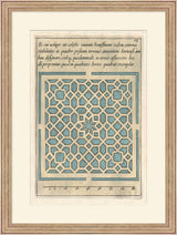Martha Stewart Lily Pond | Coastal Pattern Study II | Framed Coastal Cottage Wall Art