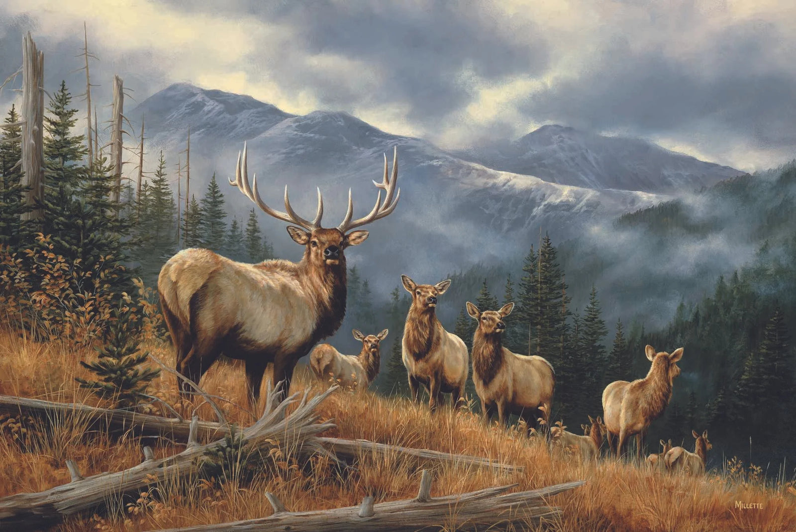 Royal Mist Elk - Rosemary Millette