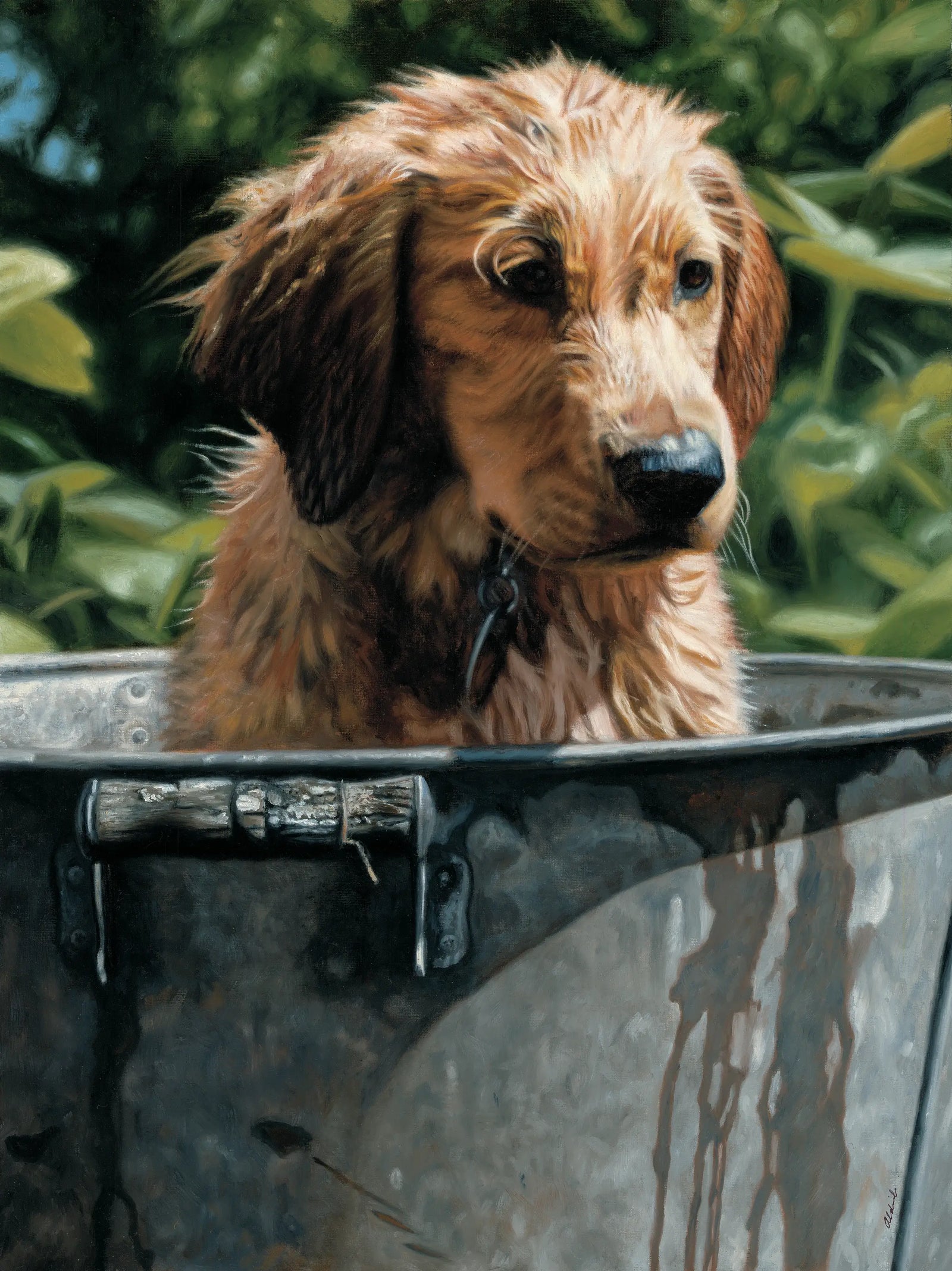 Puppy Stew - Golden Retriever - John Aldrich